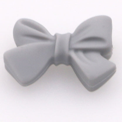 Bowknot Silicone Beads 28x20mm