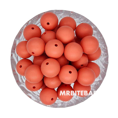 12/15mm Round Silicone Beads #26 - #49