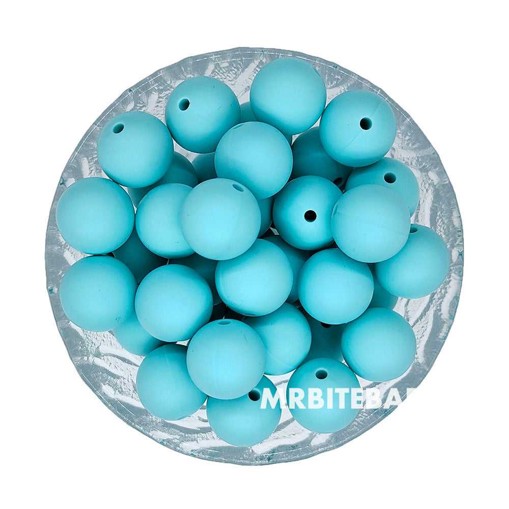 12/15mm Round Silicone Beads #26 - #49
