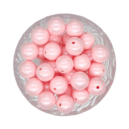 15mm Opal Round Glossy Silicone Beads