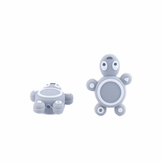 Turtle Silicone Beads 22.34*29.23mm