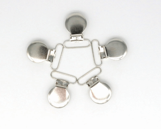 Metal Pacifier Suspender Clips