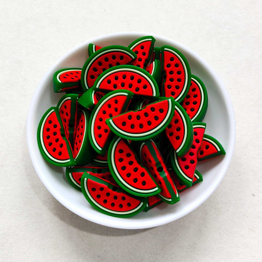 Watermelon Silicone Beads 30*13mm