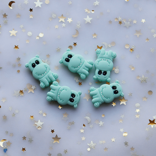 Hippo Silicone Beads /17*27MM