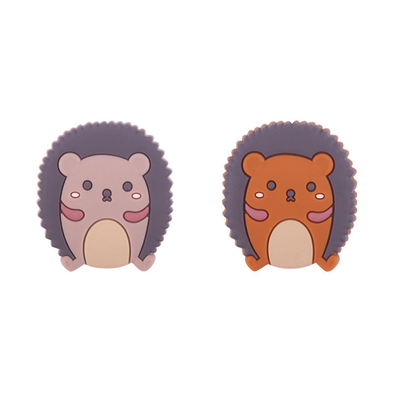 New - Hedgehog Silicone Beads - 34*30mm