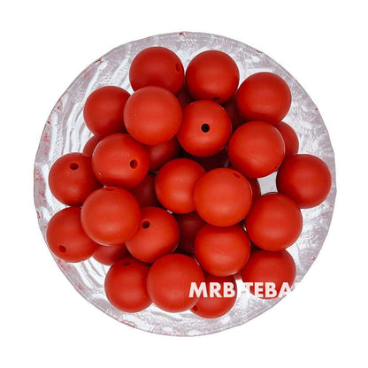 12/15mm Round Silicone Beads #50 - #73