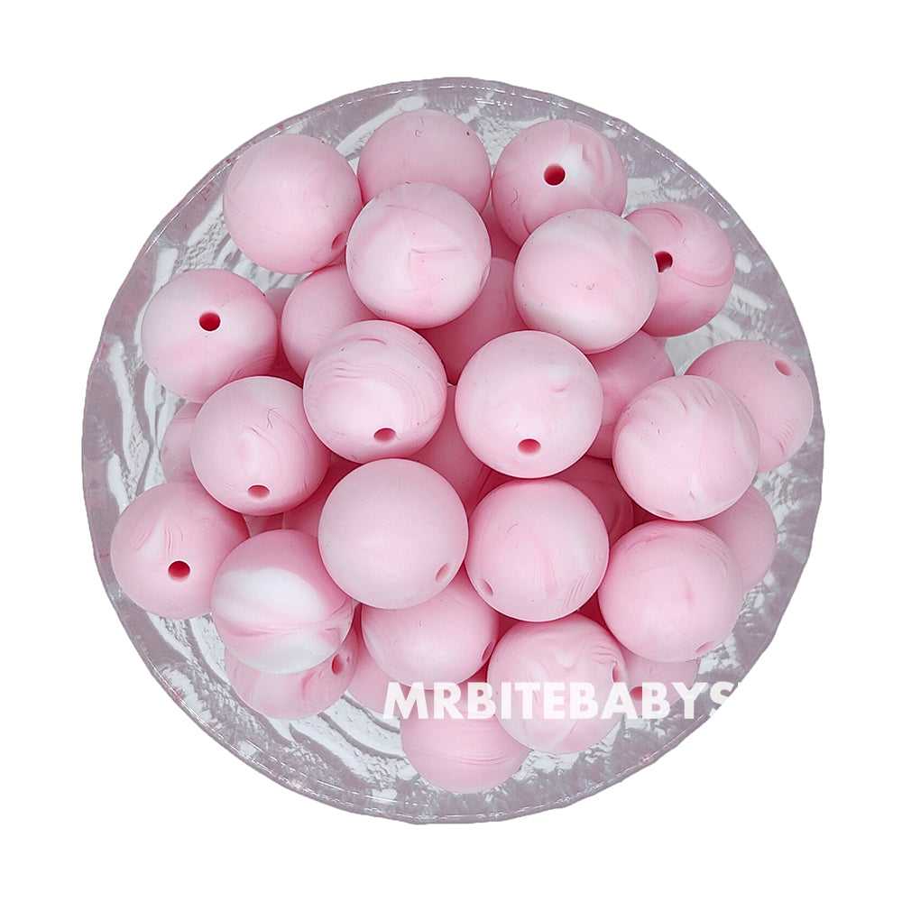 12/15mm Round Silicone Beads #50 - #73