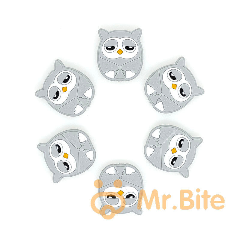 Silicone Owl Focal beads