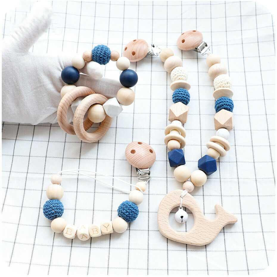 Whale Pram Garland Rattles Set