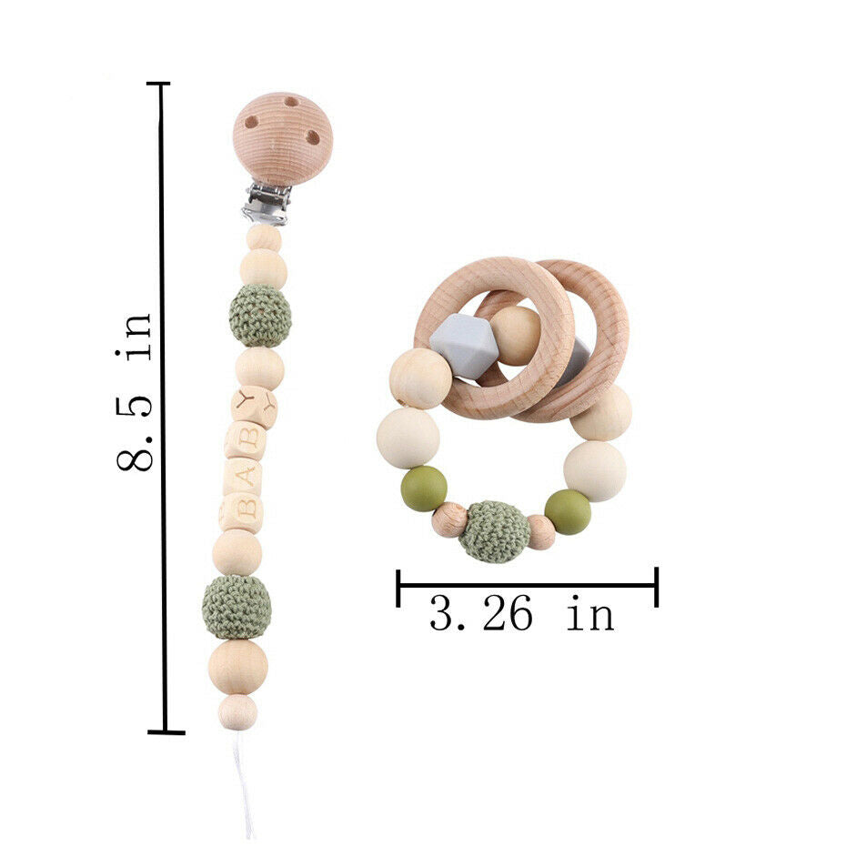 Squirrel Pram Garland Rattles Set