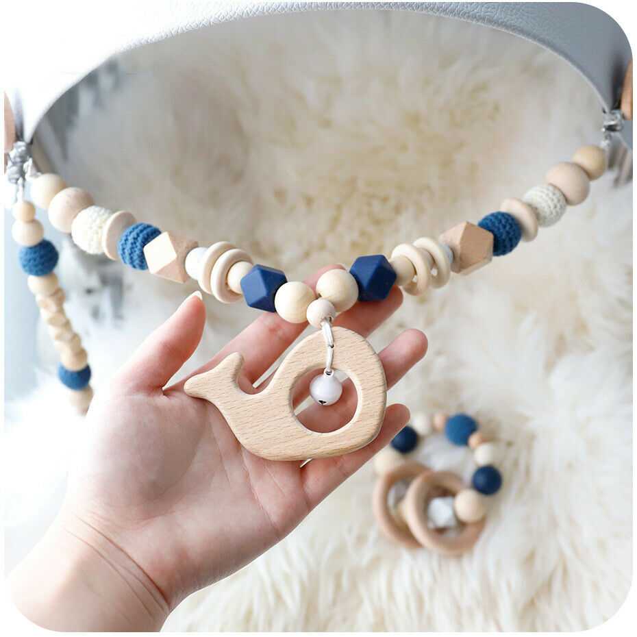 Whale Pram Garland Rattles Set