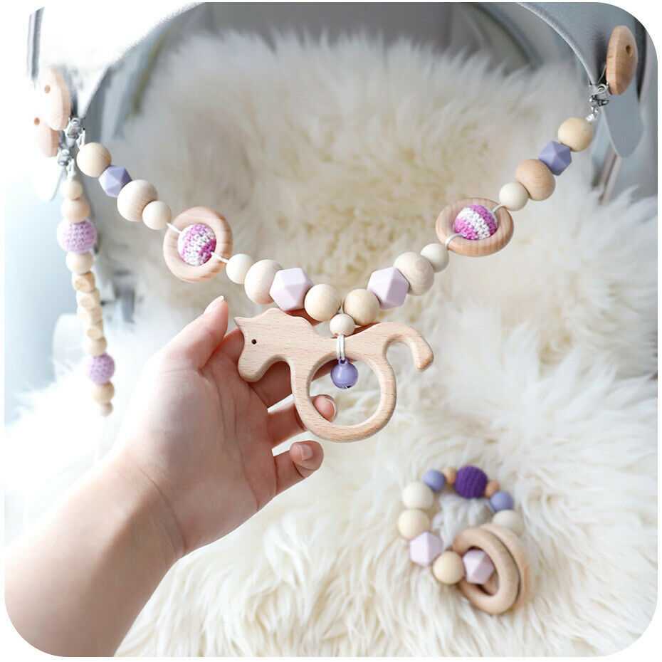 Unicorn Pram Garland Rattles