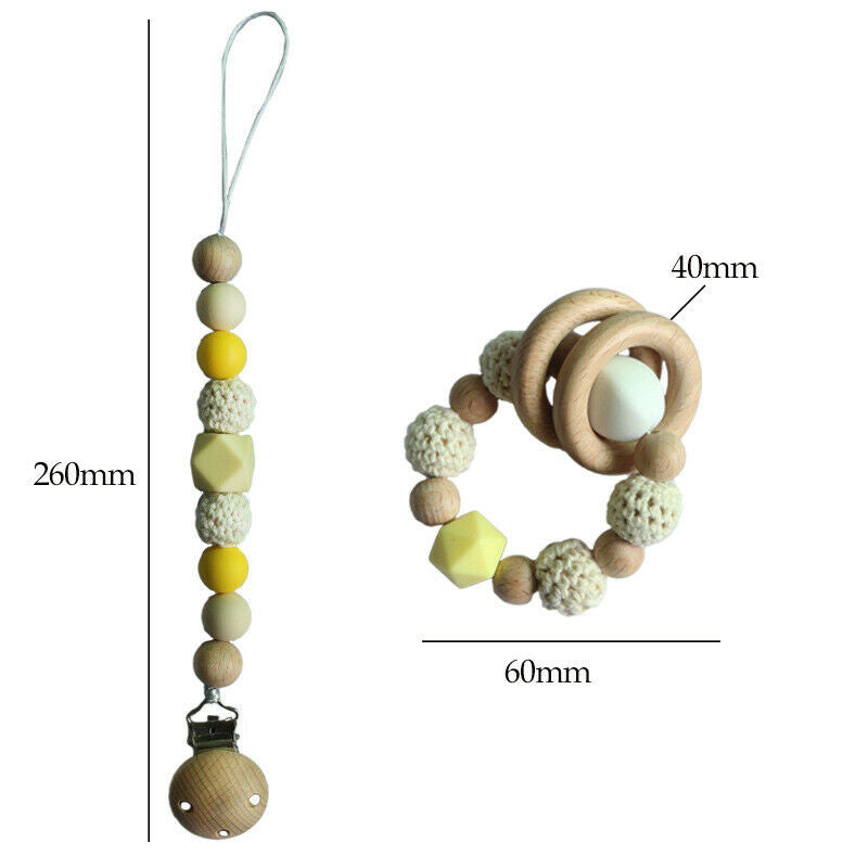 Lion Crochet Rattle Toys Set