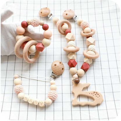 Deer Pram Garland Rattles Set