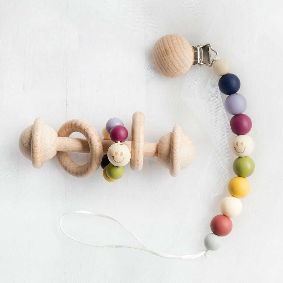 Beech Wood Stroller Toys
