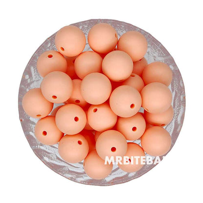 12/15mm Round Silicone Beads #50 - #73
