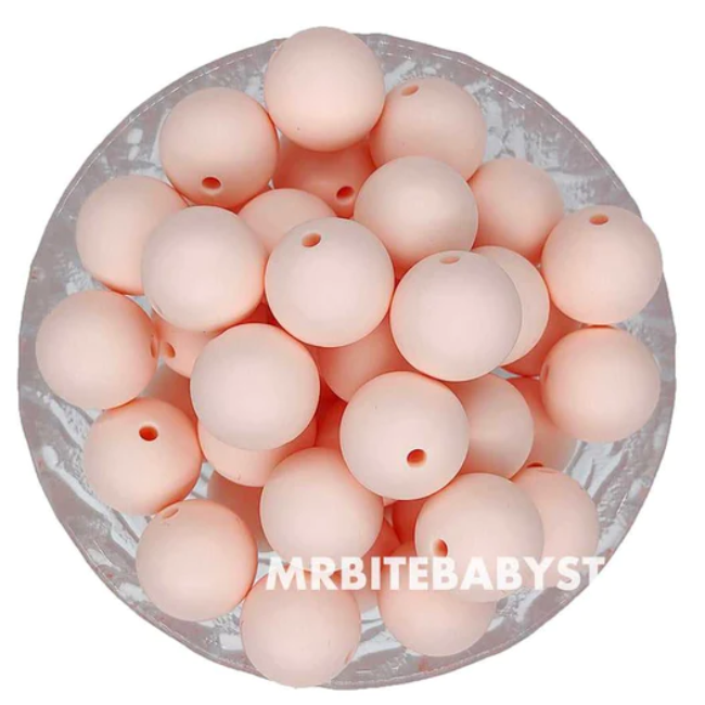 12/15mm Round Silicone Beads #50 - #73