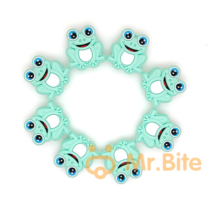 Frog Silicone Beads 22*25mm