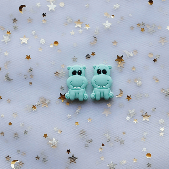 Hippo Silicone Beads /17*27MM