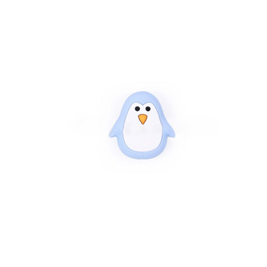 Penguin Silicone Beads 26*25MM
