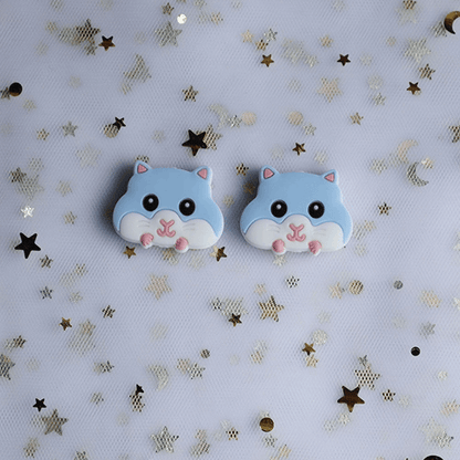Squirrel Silicone Beads 31*25mm