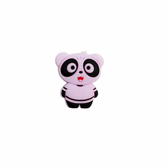 Panda Silicone Beads 27*21mm