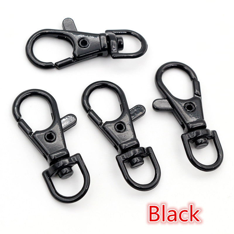 10Pcs/Lots Keyring Lobster Clasps Hooks 17*38mm