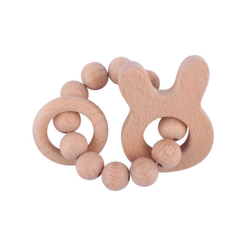 Beech Wood Teething Ring Ratle
