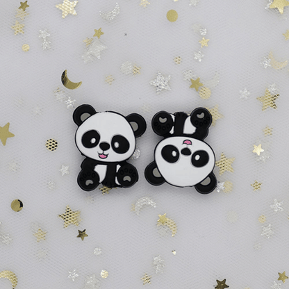 Panda Silicone Beads 26*25MM