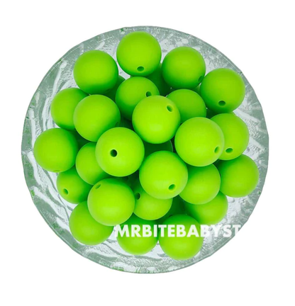 12/15mm Round Silicone Beads #1 - #24