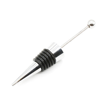2Pcs/Lots Beadable Wine Stopper Blank - Add Beads