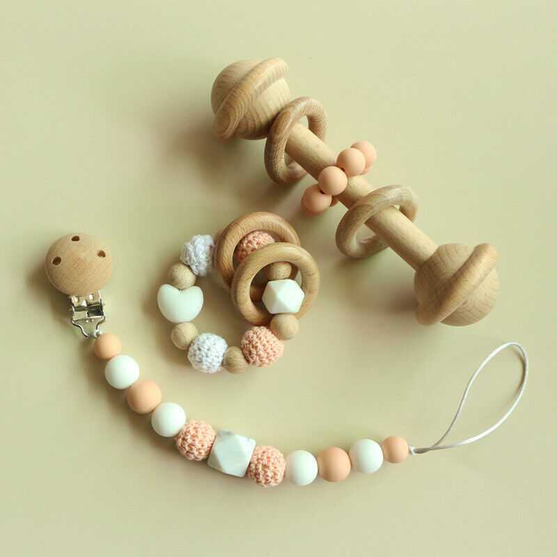 Deer Crochet Rattles Toys Set