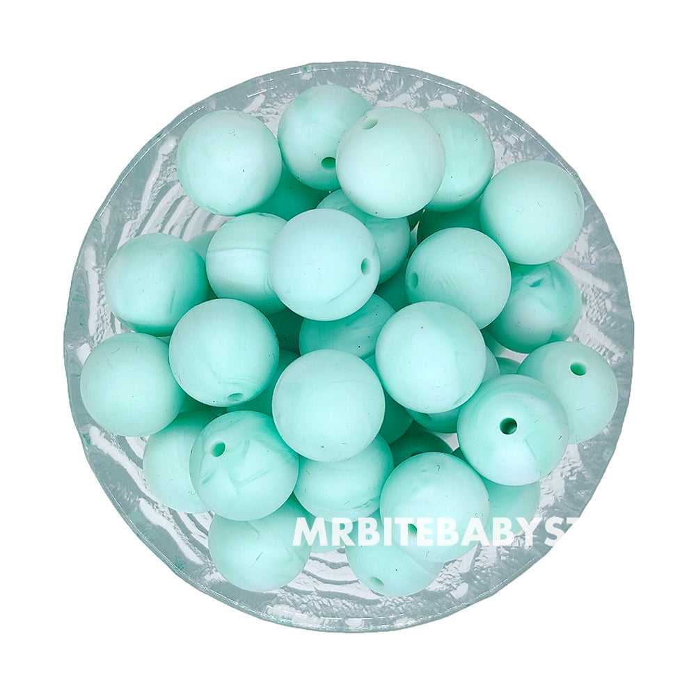 12/15mm Round Silicone Beads #50 - #73