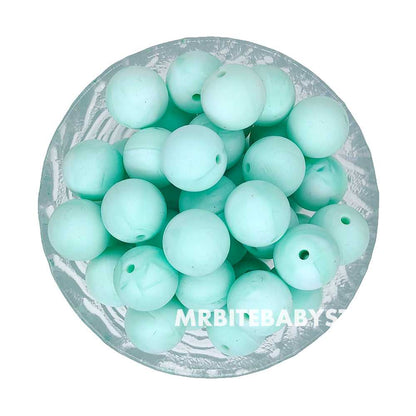 12/15mm Round Silicone Beads #50 - #73
