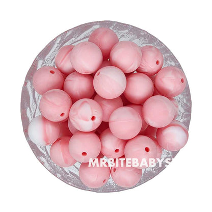 12/15mm Round Silicone Beads #50 - #73