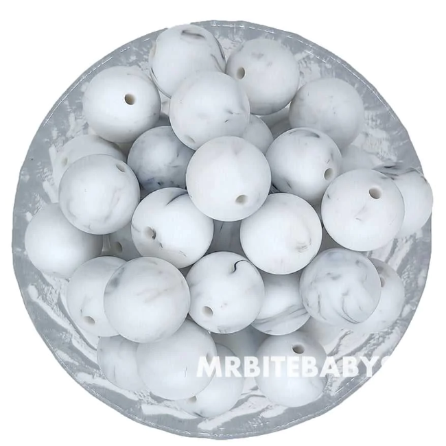 12/15mm Round Silicone Beads #50 - #73