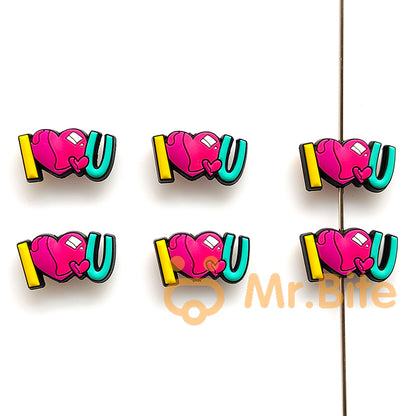 I LOVE YOU Focal Beads