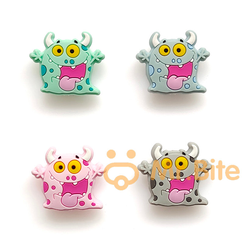 5-50Pcs Monster Silicone Focal Beads 27*32mm