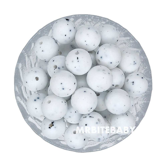 12/15mm - Granite Silicone Beads - Round - #64