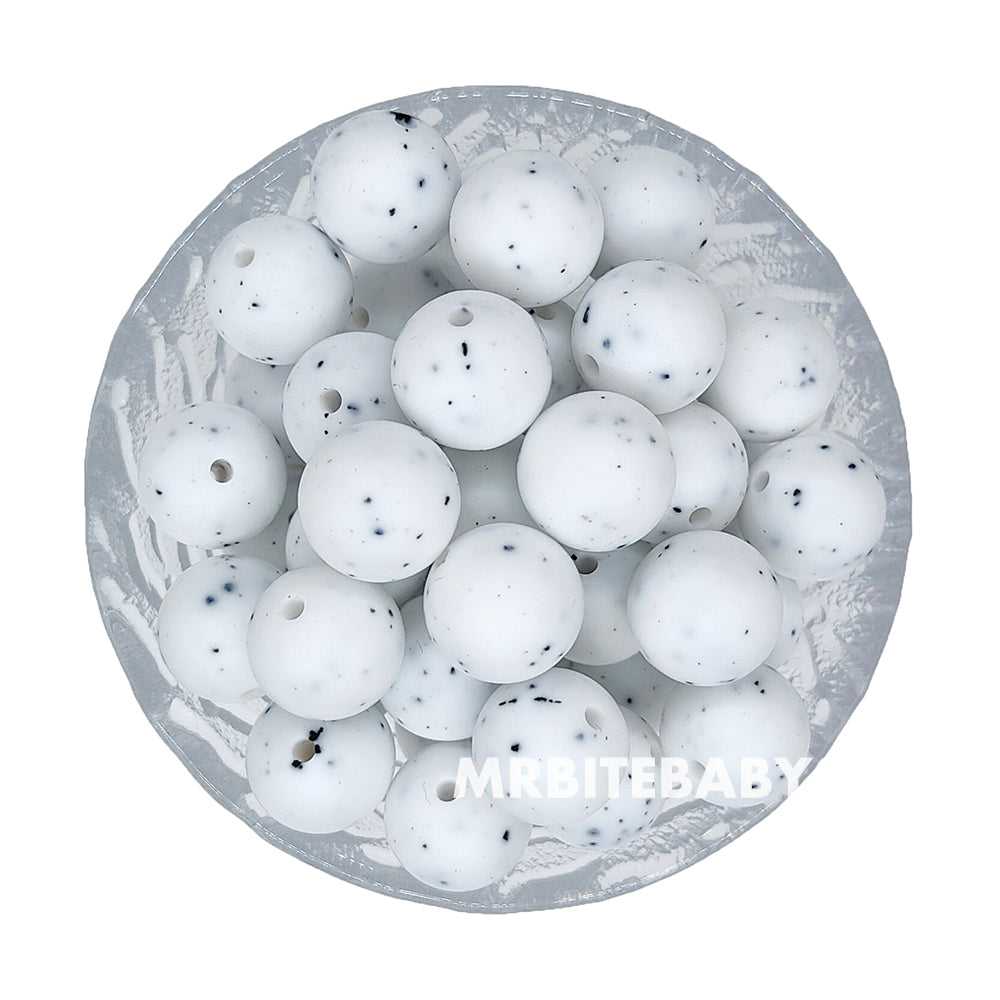 12/15mm Round Silicone Beads #50 - #73