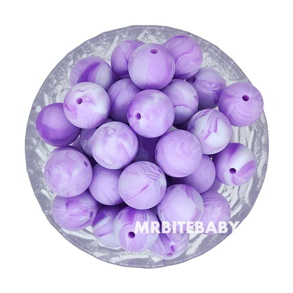 12/15mm Round Silicone Beads #50 - #73