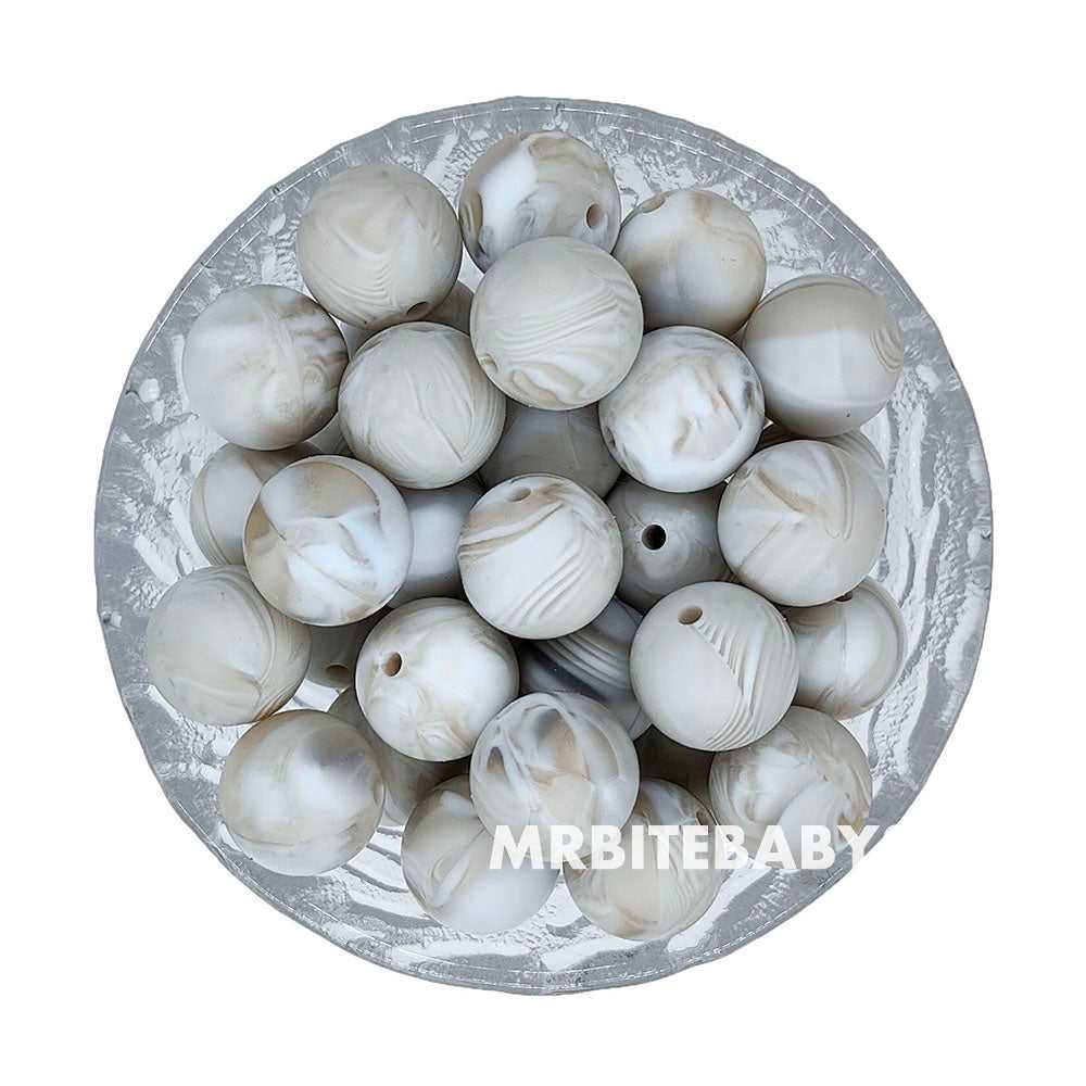 12/15mm Round Silicone Beads #50 - #73
