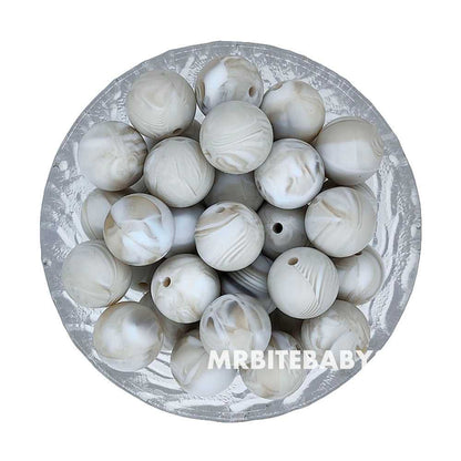12/15mm Round Silicone Beads #50 - #73