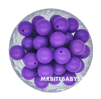 12/15mm Round Silicone Beads #1 - #24