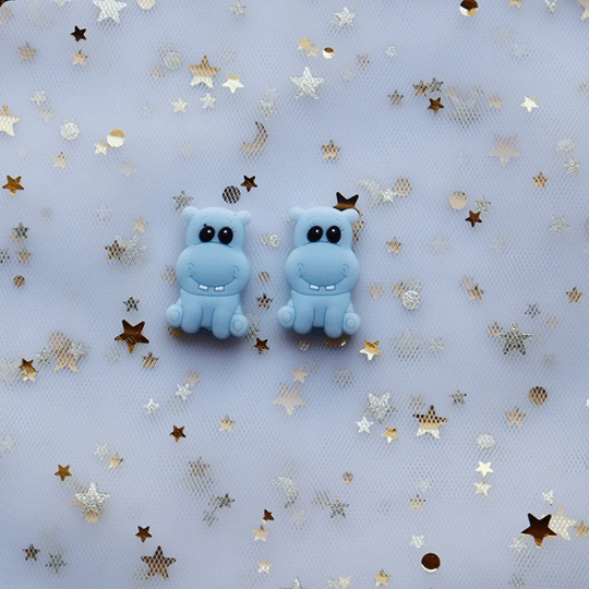 Hippo Silicone Beads /17*27MM