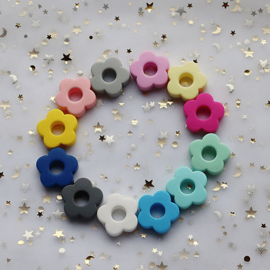 Flower Silicone Beads