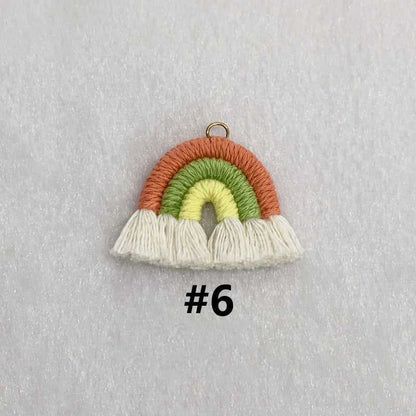 Mini Boho Macrame Rainbow - 40*35mm