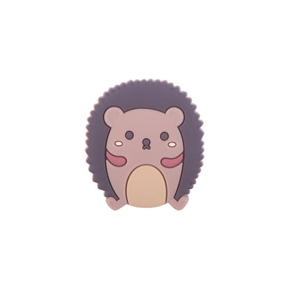 New - Hedgehog Silicone Beads - 34*30mm