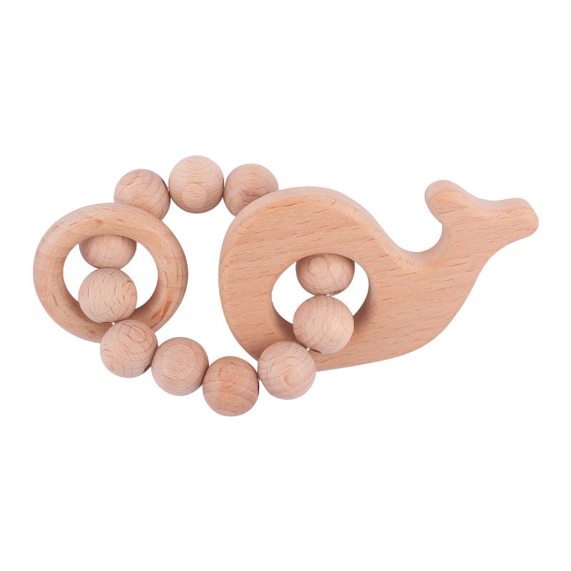 Beech Wood Teething Ring Ratle