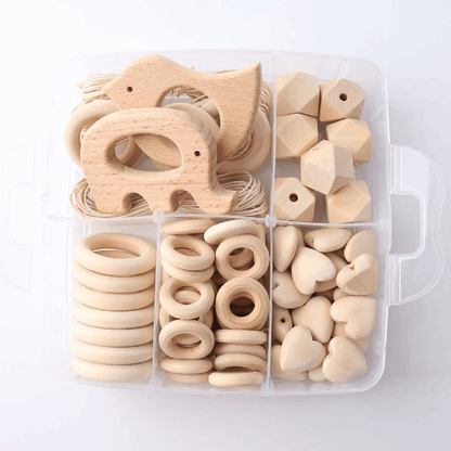 Wood Beads Kit DIY Teething Toys